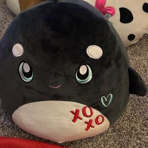Squishmallows Black and White Stuffed Animal